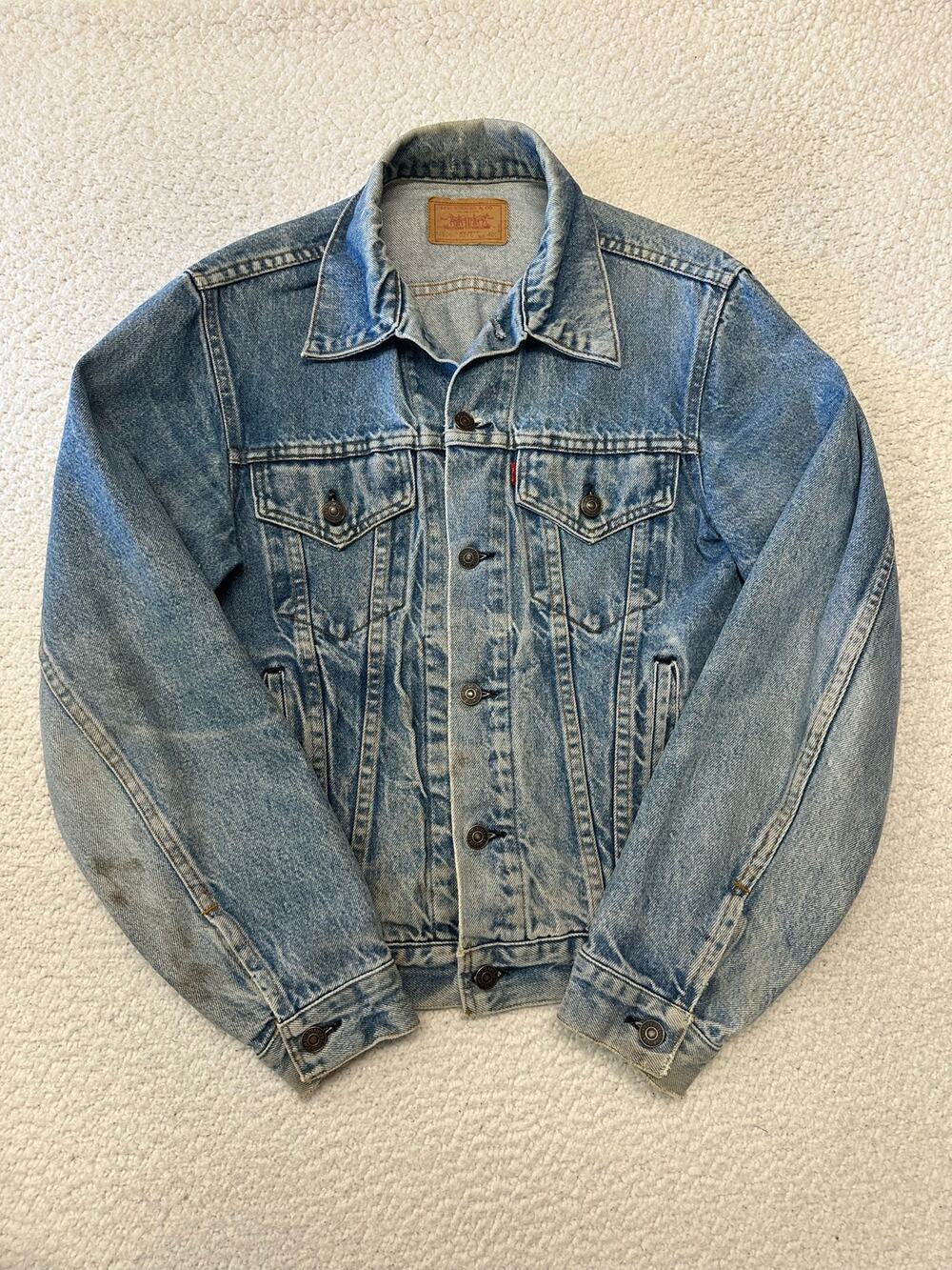Vintage 1980s Levis Mens Denim Jacket Small